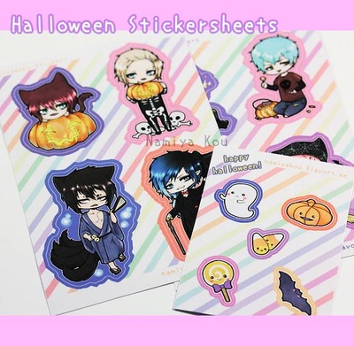 Halloween Sticker Sheets (OCs)