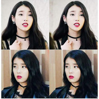 Pearl ribbon necklace (choker) - Thumbnail 3