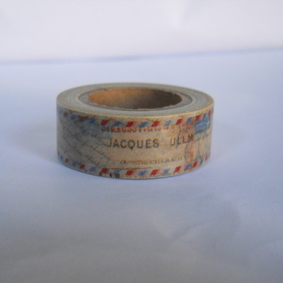 Tan travel stamps washi 