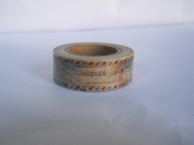 Tan Travel Stamps Washi 