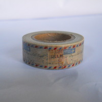 Tan Travel Stamps Washi  - Thumbnail 1