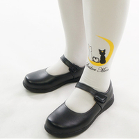 Cosplay/ Lolita Round Toe Matt Black PU Leather School Uniform Shoes Free Ship SP141358 - Thumbnail 2