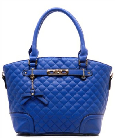 "Stephanie" Quilted Top Handle Satchel