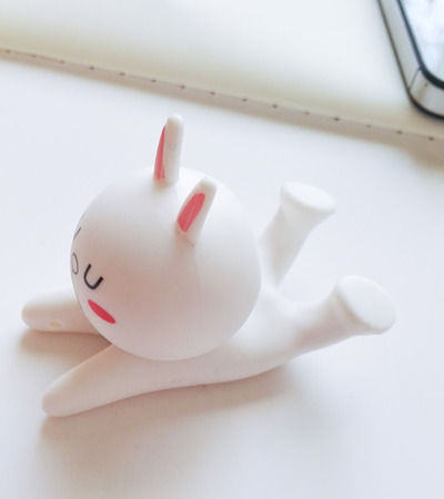 LINE bunny phone stand