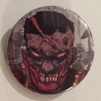 Who Will Save The World 4 Pinback Button Set  Zombies VS Soldiers - Thumbnail 1