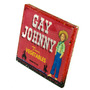 Gay Johnny - Vintage Citrus Crate Label - Handmade Recycled Tile Coaster - Thumbnail 2