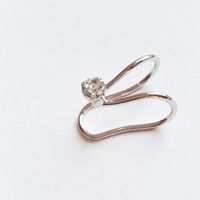No pierce diamond ear stud - Thumbnail 1