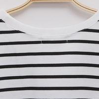 1XL - 4XL Black/Navy Stripes Long Sleeve Shirt SP153824 - Thumbnail 4