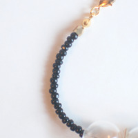 Black Glass Beaded Bracelet BL0965BK - Thumbnail 3