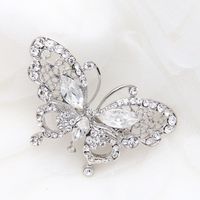 1 piece of Wedding Rhinestone Crystal Hair Headpiece Butterfly clips - Thumbnail 1