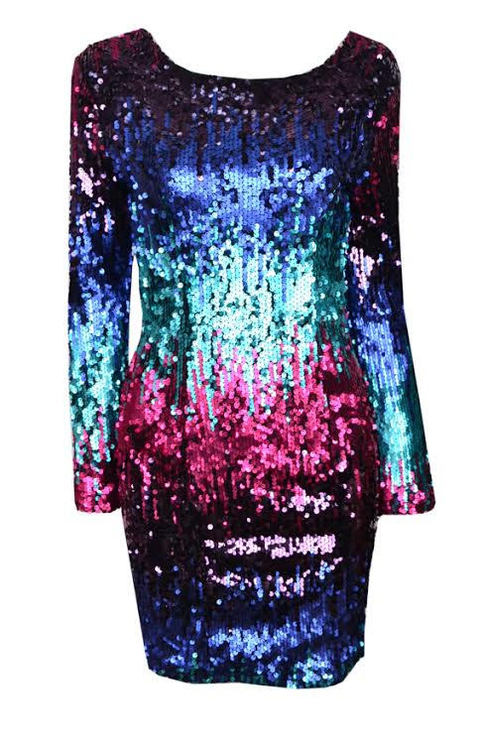 Glittering Sequin Bodycon Dress 