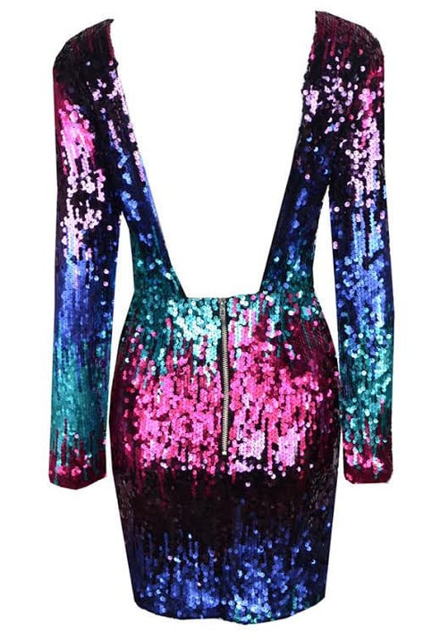 Glittering Sequin Bodycon Dress 