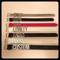 Custom "STATE IT" Bracelets with Crystal Bangles