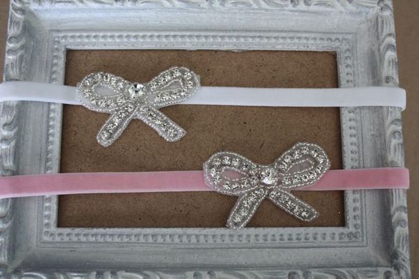 Mini Rhinestone Bow 