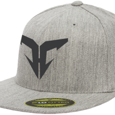 Just heart grey fitted cap