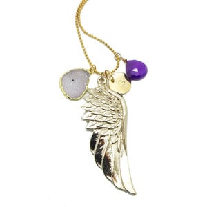 Angel's Wings Charm Necklace