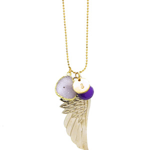 Angel's Wings Charm Necklace - Thumbnail 3