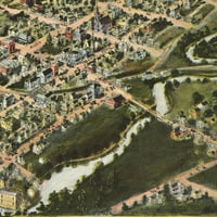 Oakland, Maryland in 1906 - Bird's Eye View, Map, Aerial, Panorama, Vintage, Antique, Reproduction, Giclée, Fine Art, Wall Art, History - Thumbnail 2