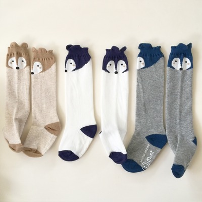 Racoon knee high socks 