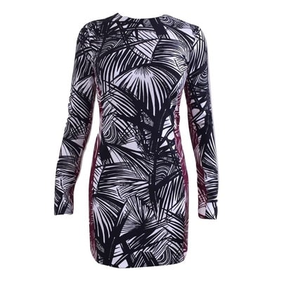 Elizabeth & james "mailyn" palm leaf print bodycon dress