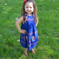 Indigenous People Ethnic Dress Size 3-4.5 yrs. - Thumbnail 2
