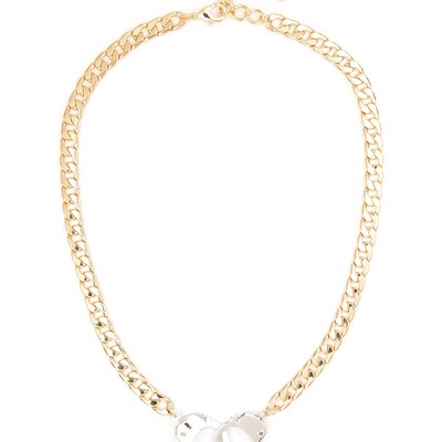 Lock me up chain necklace