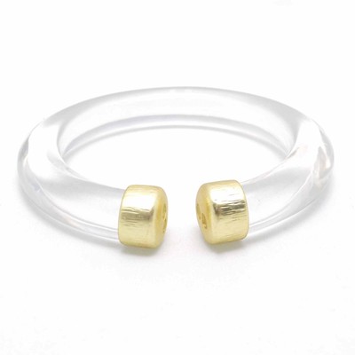 Until lucite ends bangle
