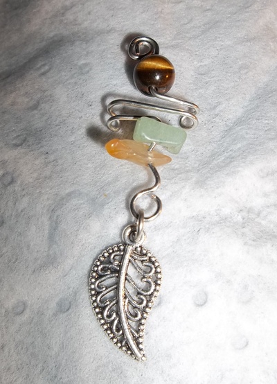 "Autumn leaves" ear cuff