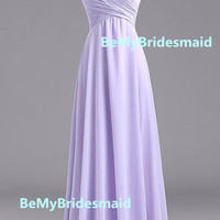 Lovely Simple Lavender Prom Dress 2016, Lavender Bridesmaid Dresses, Lavender Evening Dresses - Thumbnail 1