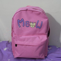 Pink/Blue/Mint Cutie Neko Meow Backpack SP153146 - Thumbnail 3