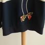 Harajuku Japanese Kawaii Girl Cat Face Tail Hoodie Sweater With Bow-3