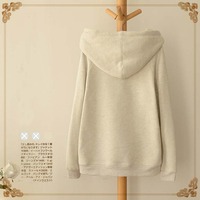 Harajuku Fish Bone Sweater Hoodies Autumn Casual Sweater - Thumbnail 2