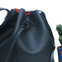 Black Bucket Bag - Thumbnail 2