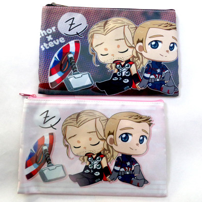 Thundershield (thor x steve) zipper bag