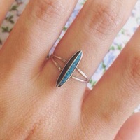 Vintage Turquoise & Onyx - Thumbnail 1