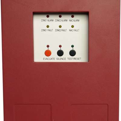 Fire alarm control panel 2 zones conventional fire communication