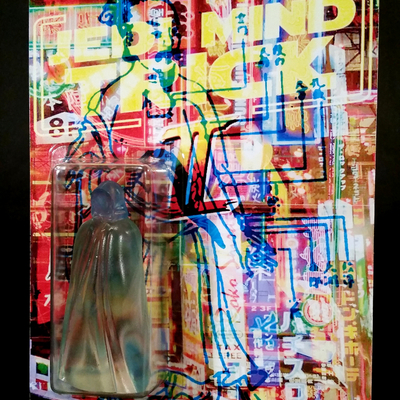 "jedi mind trick 2" - resin designer toy art