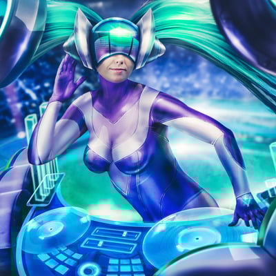 League of legends dj sona kinetic skin - Thumbnail 3