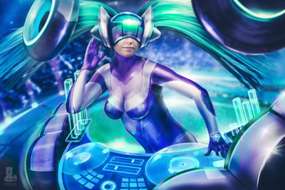 League of Legends DJ Sona Kinetic Skin