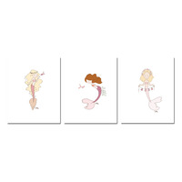 Mermaid Prints Bundle - 5x7 Collection - Thumbnail 1