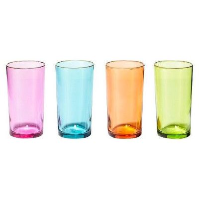 (New in box) Lilly Pulitzer for Target Gold Rimmed Juice Glasses 