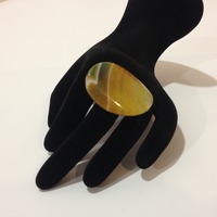 Yellow Jasper Cocktail Ring - Thumbnail 1