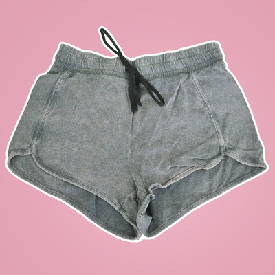 Gray Faded Running Shorts