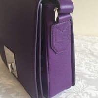 MCM Rare Purple "Mona" Leather Crossbody/Shoulder Bag - Thumbnail 1