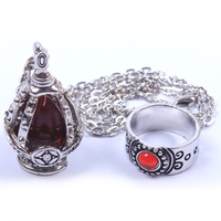 Harajuku Puella Magi Madoka Magica necklaces and ring Set Soul Gem - Thumbnail 4