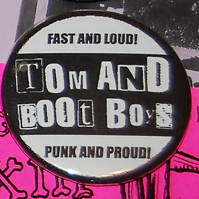 Tom and boot boys 1.75" tour button
