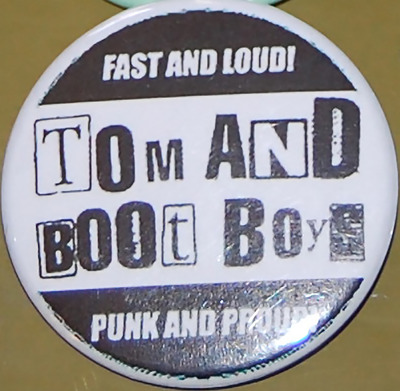 Tom and Boot Boys 1.75" tour button