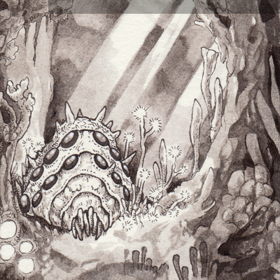 Inktober original aceo: ohmu