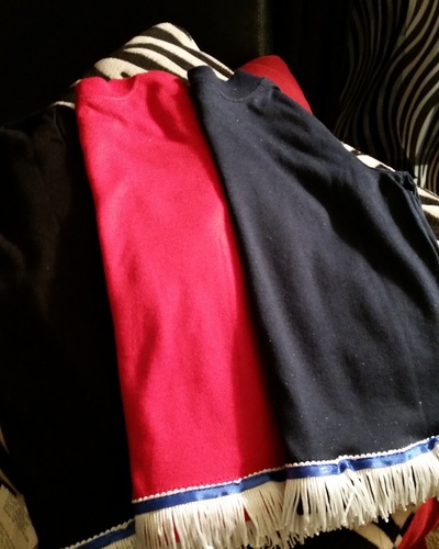  Child Fringed Long Sleeve Shirt (Set of 3)