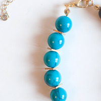 Black Metal Beaded Bracelet BL0960 - Thumbnail 2